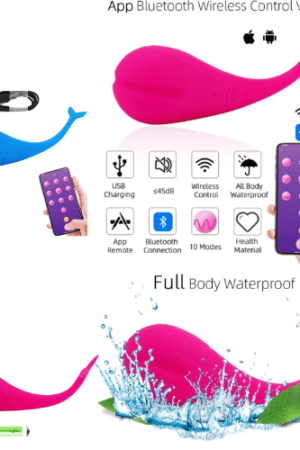 Vibrador Bullet via app bluetooth sem fio 10 frequência vibração no ponto G